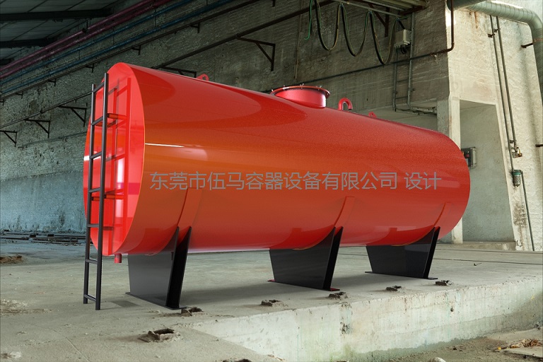 臥式油罐-設(shè)計圖